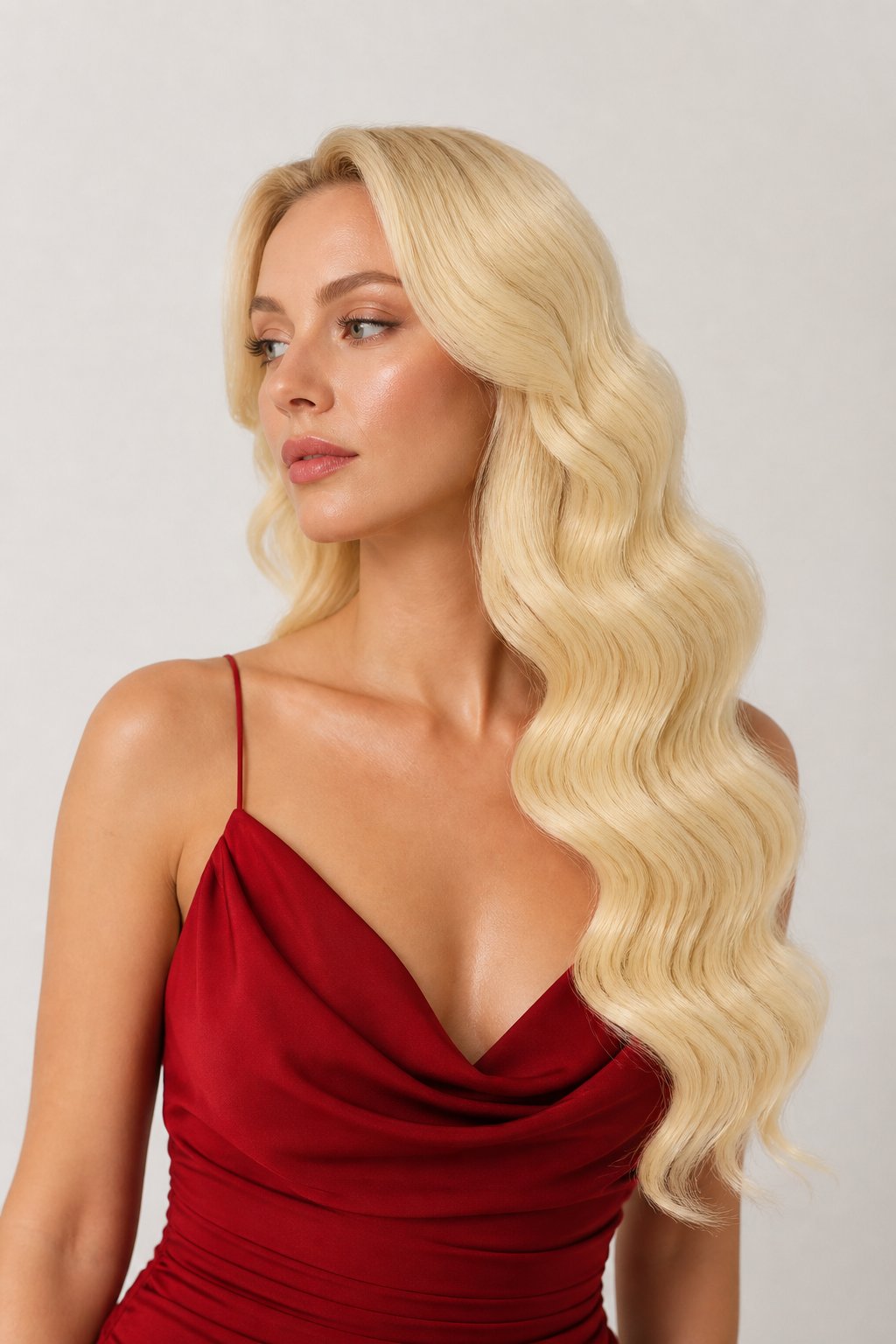 Šviesūs braziliški 100% „Remy“ žmogaus plaukų juostelė (weft)